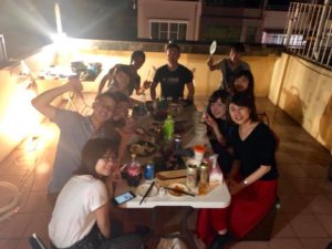 【A部ちゃん送迎会】あひる家シェアハウスの屋上でBBQ