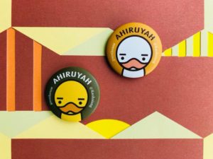 あひる家・特製オリジナルバッヂをゲットしよう♪